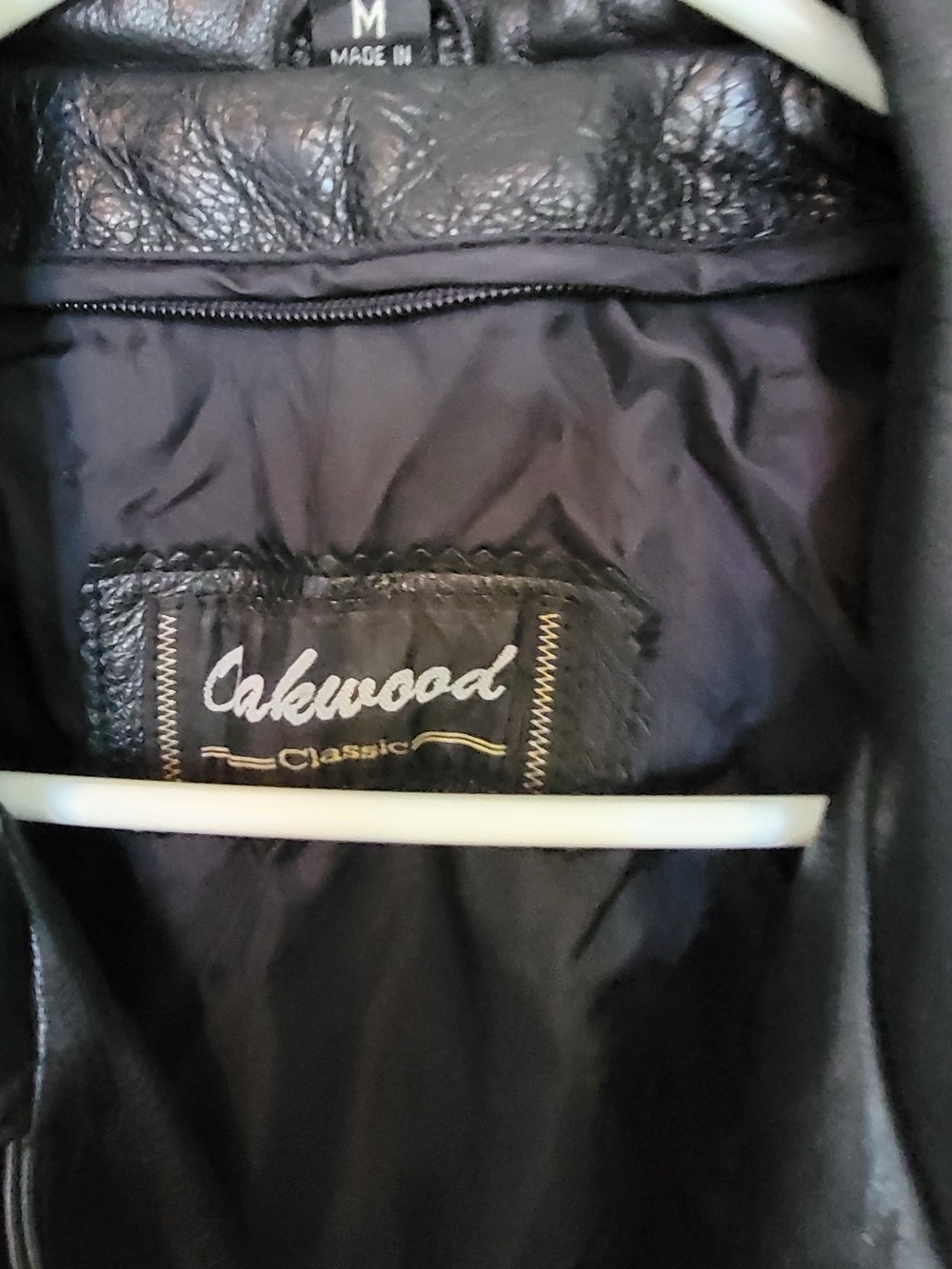 Classic Women's Black Leather Jacket